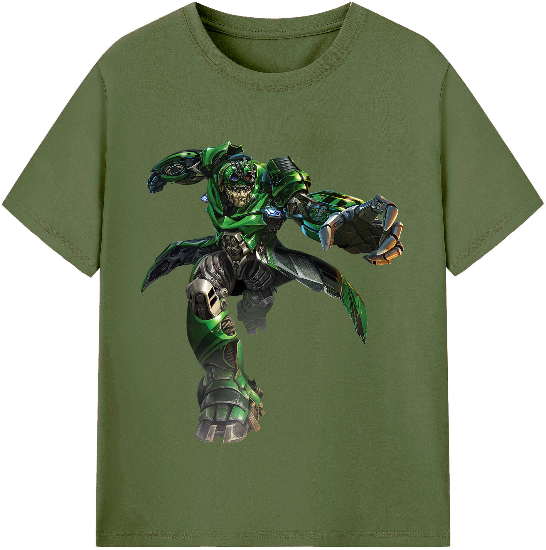 （画像用） Transformers トランスフォーマー 綿100％半袖Tシャツ（フロントプリント）